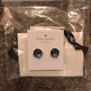NWT Kate Spade Blue Good Studs
